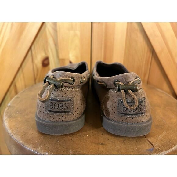 Bobs From Skechers Chill Luxe Buttoned Up 33731 Flats Women's Size 8.5 Brown - Picture 4 of 8